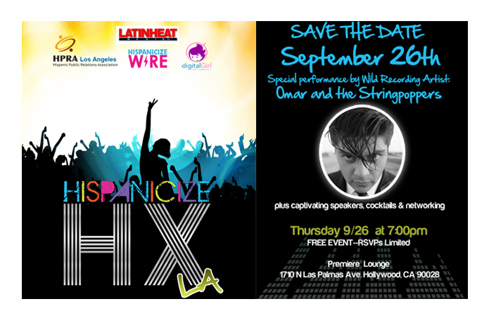 Hispanicize HX Arrives in L.A. Sept. 26 with Top Latino Influencers and Performance by Omar & the Stringpoppers