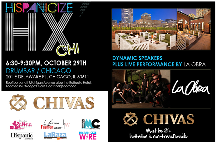 Hispanicize HX Arrives in Chicago Tuesday, October 29th
