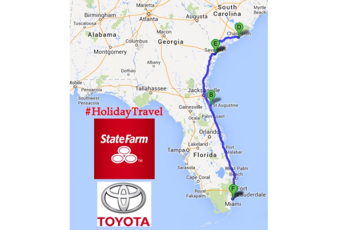 (Inglés) PapiBlogger takes off on Thanksgiving Family Road Trip to Historic Cities of St. Augustine, Savannah and Charleston