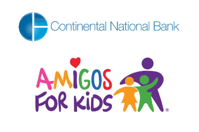 Continental National Bank anuncia una asociación para recaudar $40,000 en beneficio de ‘Amigos for Kids’