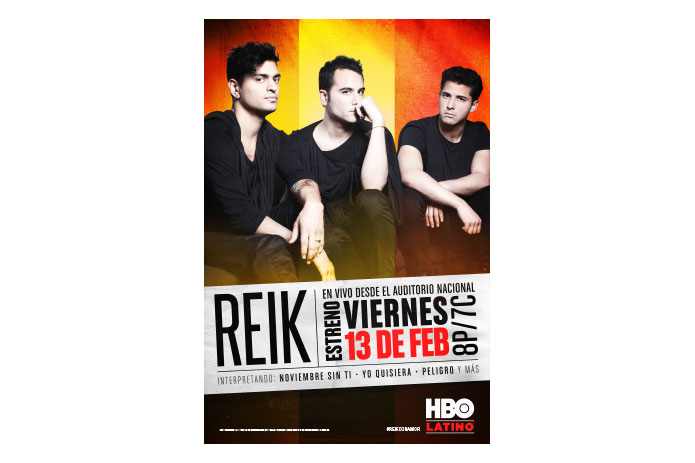 Reik: en Vivo desde El Auditorio Nacional, A New Concert Special from the Mexican Music Pop Rock Trio, Premieres February 13, Valentine’s Day Weekend, on HBO Latino®