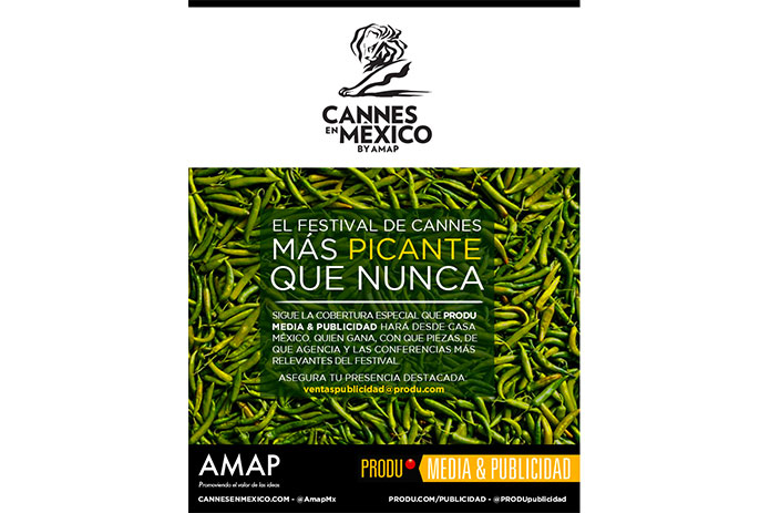 PRODU y AMAP harán cobertura conjunta para Casa México en el festival Cannes Lions
