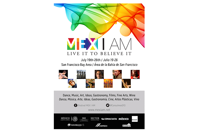 MEX I AM: LIVE IT TO BELIEVE IT presenta lo mejor de las artes escénicas, las ideas y la cultura de México el 19 al 26 de julio en el Área de la Bahía