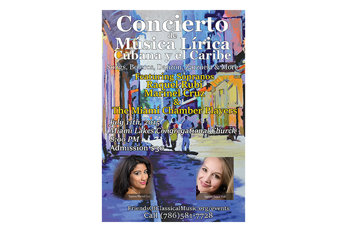 Concert of Lyric Music from Cuba and the Caribbean