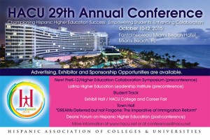 Ten Awards To Be Presented At HACU’s Hispanic Higher Education Conference, Oct. 10-12, #HACU15, Miami Beach, FL