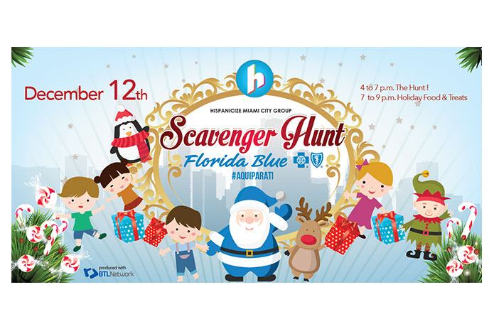 Watch out Santa! Hispanicize and Florida Blue Host 2nd Annual Holiday Scavenger Hunt Dec. 12