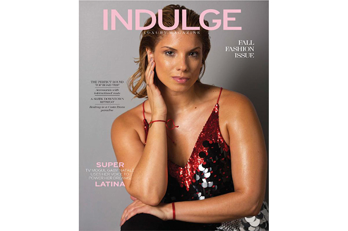 Gaby Natale on the Cover of Indulge Magazine’s American Dream Edition