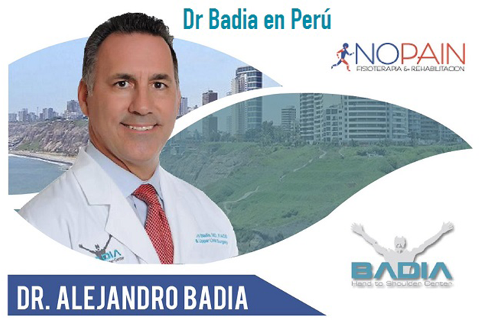 El Dr. Badia en @NOPAINPeru el miércoles 18 de enero, 2017: Encuentro con el Especialista