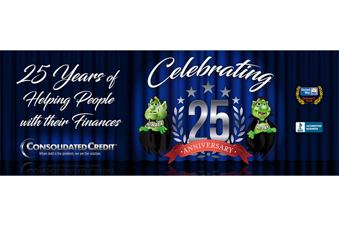 Consolidated Credit Celebrates 25 Years of Financial Education