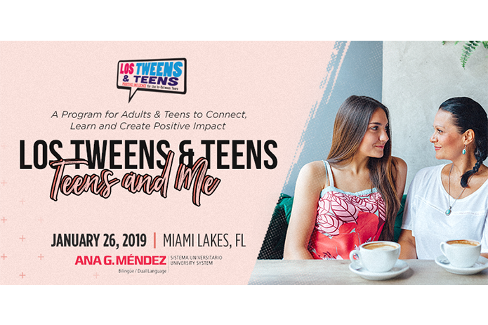 Revista para padres Los Tweens & Teen Presenta ‘Teens & Me’ el 26 de enero en Miami