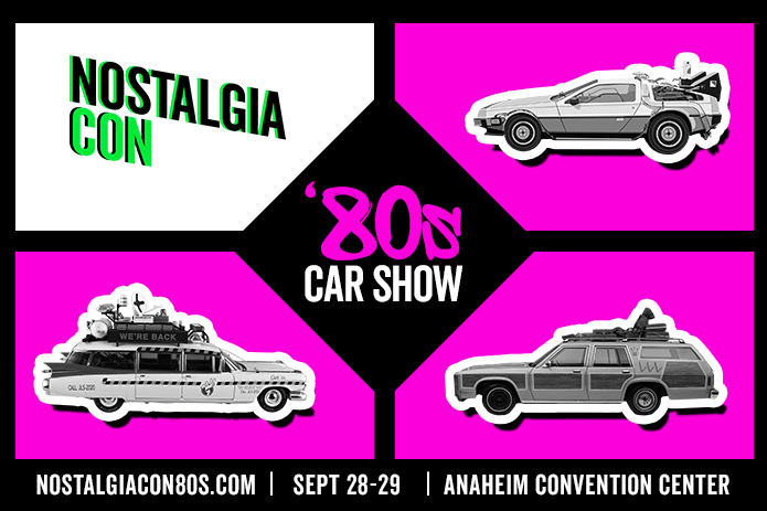 Rev Those Engines! DeLoreans and Other Iconic ‘80s Cars are Coming to NostalgiaCon’s ‘80s Pop Culture Convention