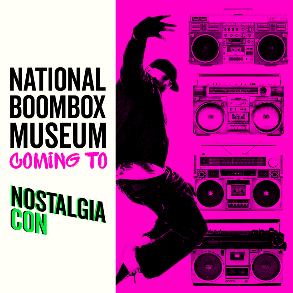 National Boombox Museum to Debut at NostalgiaCon 80’s Pop Culture Convention