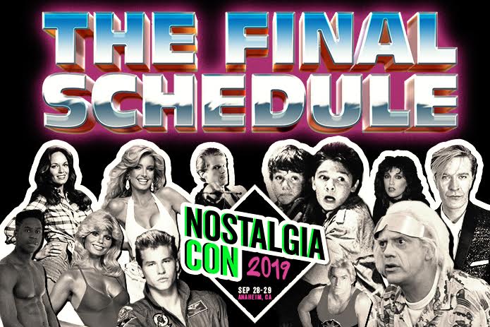 NostalgiaCon’s ‘80’s Pop Culture Convention Unveils Final Roster of Concerts, Celebrities and Sessions