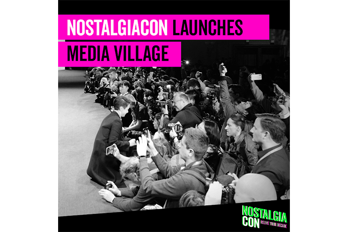 NostalgiaCon 80’s Pop Culture Convention Launches Media Village for Media and Social Media Influencers