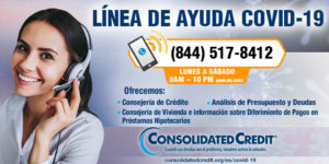 Consolidated Credit abre una ‘línea directa por el COVID-19’