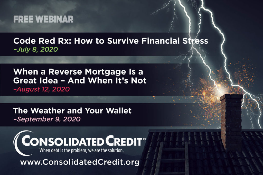 Consumer Money Check-ups with Three Free Webinars by Consolidated Credit