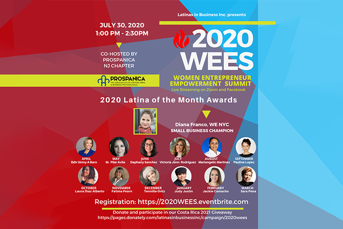 13 latinas notables reciben premios en la primera Cumbre Virtual 2020 de Empoderamiento de Mujeres Emprendedoras de Latinas in Business