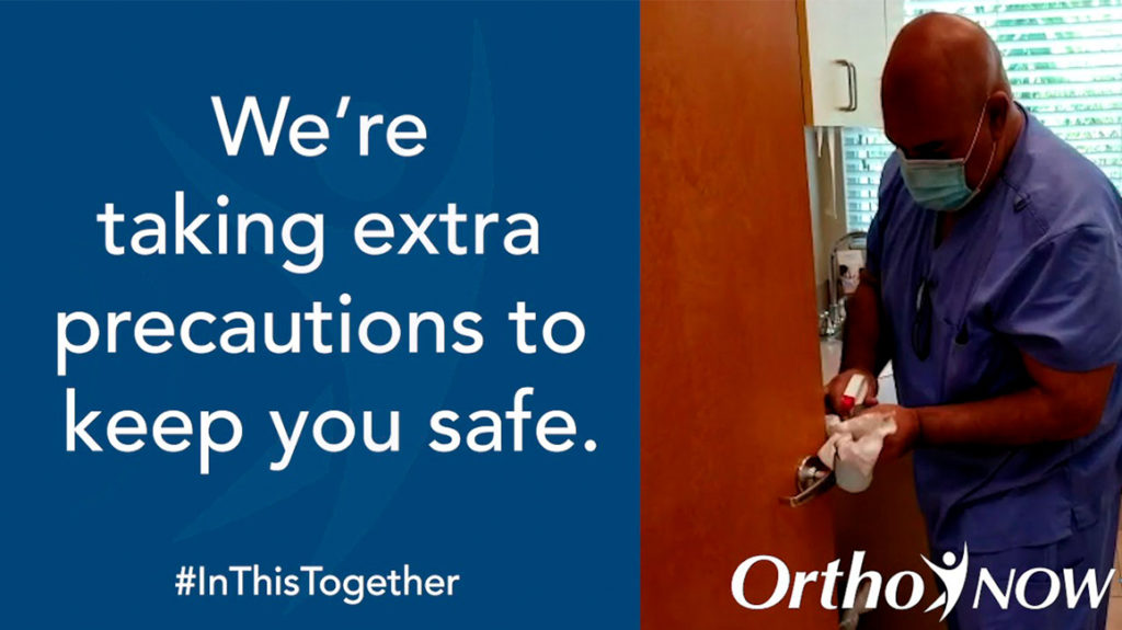 OrthoNOW® Biscayne: We Are Open Here for You In-Person and #Teleorthopedic Appointments