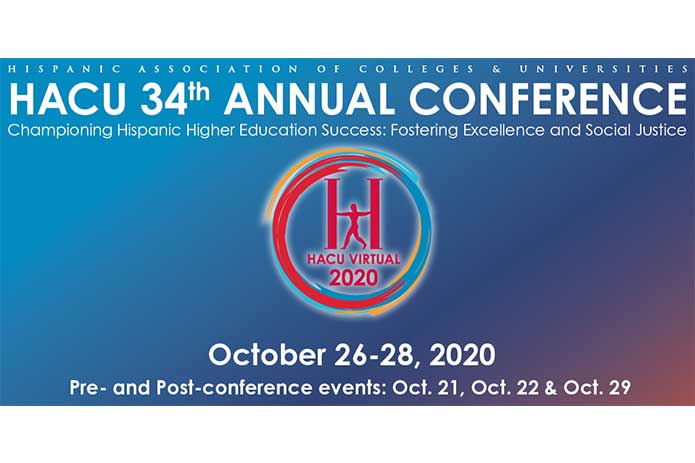 HACU announces the workshops of its premier conference on Hispanic higher education to be held virtually Oct. 26-28, 2020