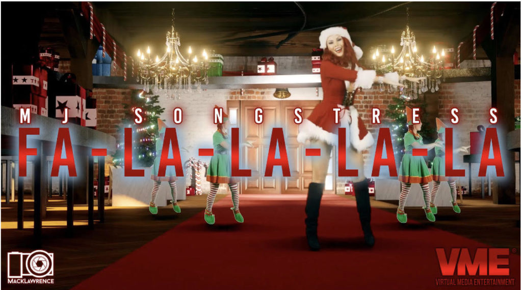 La cantante MJ Songstress lanza un video navideño de fantasía musical animado en 3D para ‘Fa-La-La-La-La-La’