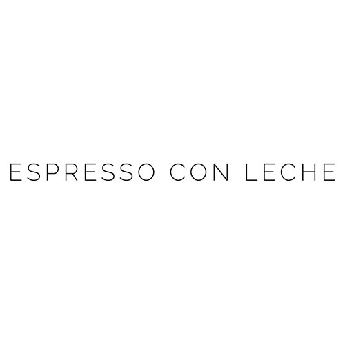 Espresso con Leche
