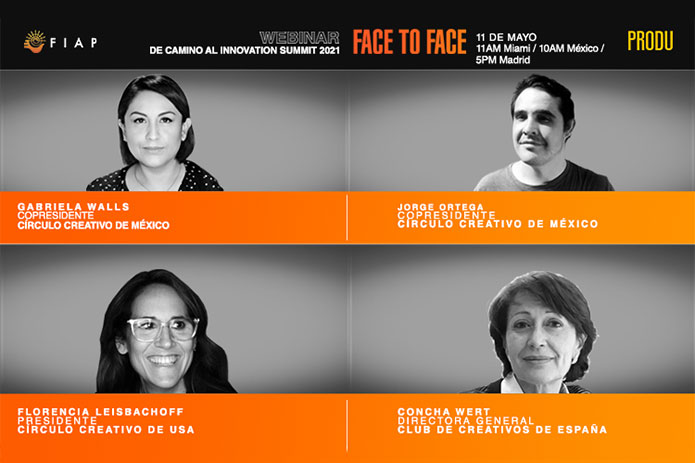 FIAP Face to Face Webinar reúne a Círculos Creativos iberoamericanos este martes 11 de mayo