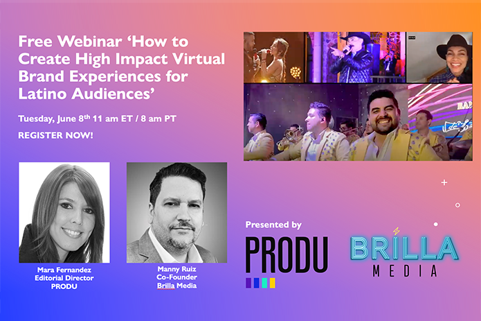 Brilla Media and PRODU Present Free Webinar ‘How to Create High Impact Virtual