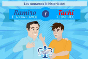 Lecciones de Tachi & Ramiro, El Abogado Amigo, dos simpáticos personajes de dibujos animados de Georgia Injury Advocates para manejar de manera segura y prevenir accidentes en el lugar de trabajo