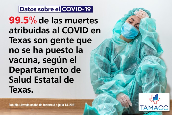 TAMACC le pide con urgencia a los Latinos recibir la vacuna