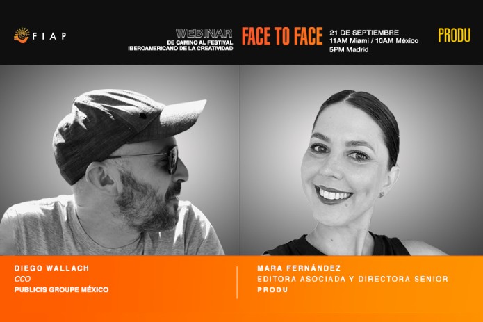 Diego Wallach de Publicis México comparte su galardonada experiencia como creativo en el FIAP Face to Face webinar este martes 20 de septiembre