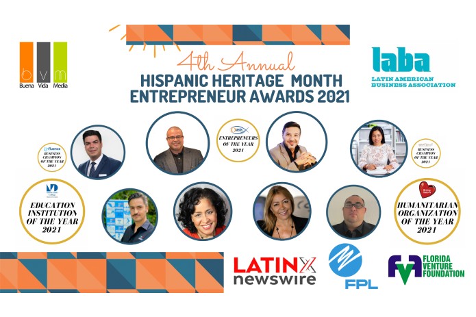 Buena Vida Media Celebrates the 4th Annual Hispanic Heritage Entrepreneur Awards