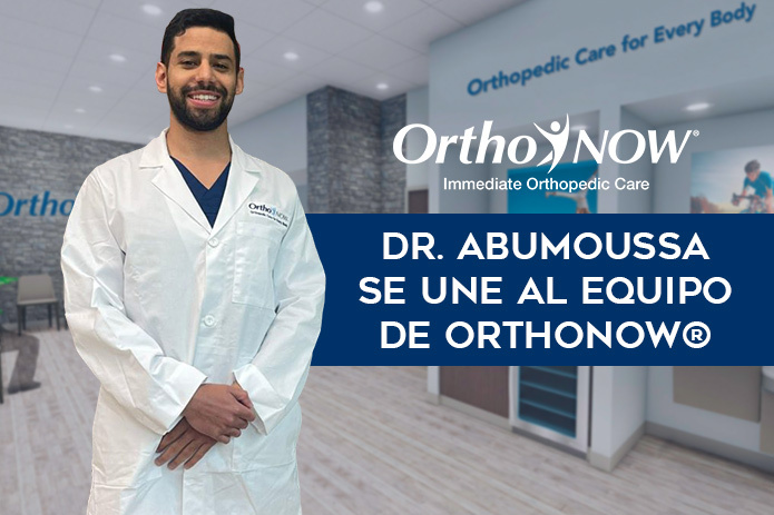 El Dr. AbuMoussa se une a OrthoNOW® como médico en el Centro de atención ortopédica inmediata de Doral