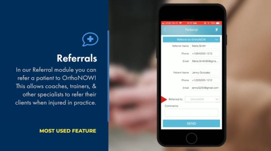 OrthoNOW® Mobile App: How to Refer a Patient