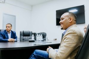 Jairo Gonzalez makes tour at the headquarters of the New Ideas Party