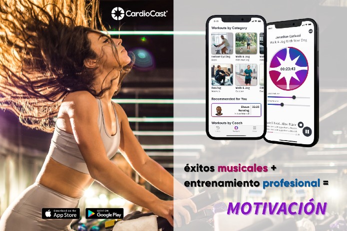 La aplicación líder de Fitness en audio CardioCast lanza clases de ciclismo indoor en español para desarrollar hábitos de ejercicio saludables
