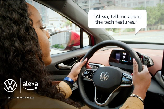 Impulsadas por Alexa, Volkswagen presentará pruebas de manejo interactivas del SUV eléctrico ID.4