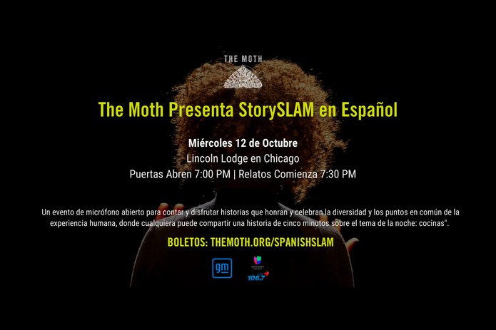 Cuentistas Invitados a Subir al Escenario en StorySLAM en Español Presentado por The Moth
