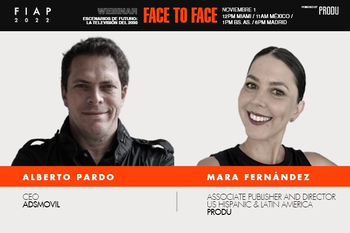 PRODU FIAP Face to Face Webinar: Escenarios de futuro: La televisión del 2030 mañana martes 1 de noviembre