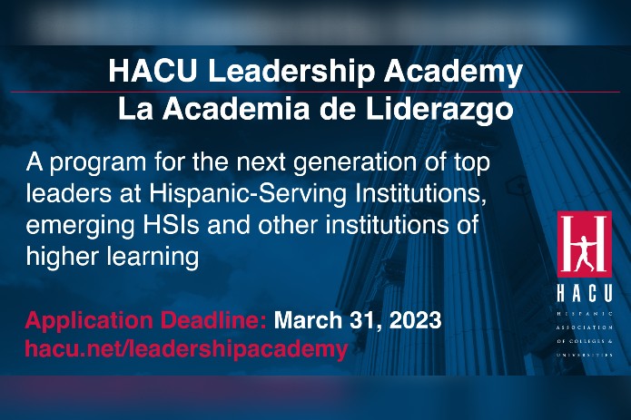 HACU accepting applications for 2023-24 Leadership Academy/La Academia de Liderazgo