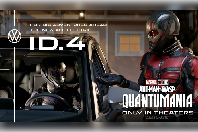 Volkswagen lanza una electrizante campaña del VW ID.4 en colaboración con Ant-Man and The Wasp: Quantumania de Marvel Studios