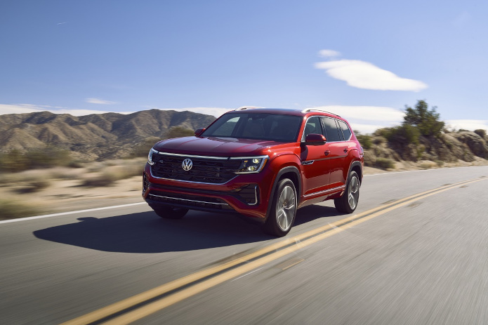 Volkswagen presentó los nuevos Atlas y Atlas Cross Sport del 2024
