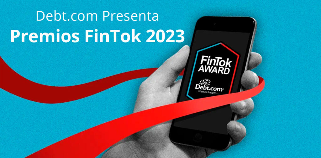 Premios FinTok por Debt.com, para los mejores consejos financieros en TikTok