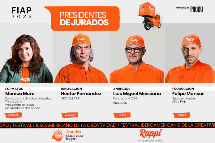 Presidentes del jurado #FIAP2023 esperan premiar ideas frescas, innovadoras y que rompan moldes