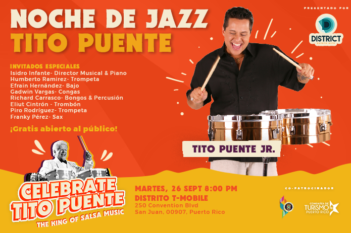 AVISO A LOS MEDIOS DE COMUNICACIÓN: Noche de Jazz Tito Puente