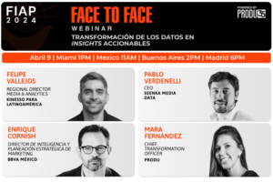 FIAP Face to Face Webinar: Transformación de los datos en insights accionables este martes 9 de abril