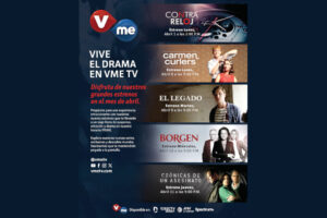 V-me TV presenta nueva programación Prime Time para abril