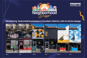 Freepik Unveils AI-driven Design Transformations, Revitalizing Local Small Businesses in San Francisco’s Excelsior District As Part of The Neighborhood Design Project