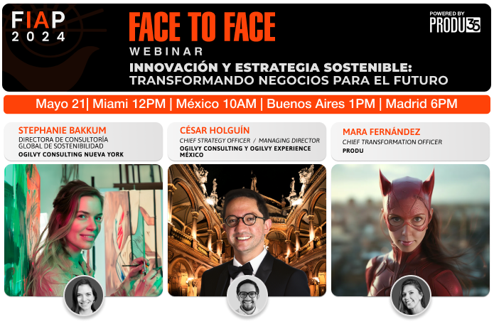FIAP Face to Face Webinar: Innovation and Sustainable Strategy: Transforming Businesses for The Future on Tuesday, May 21