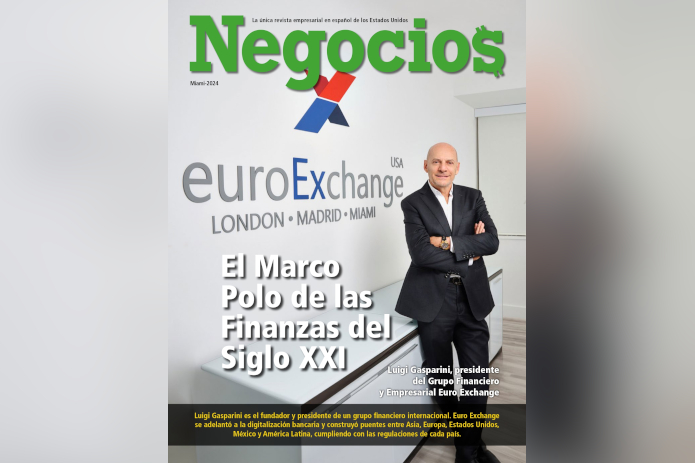 Businessman Luigi Gasparini on The Cover of Negocios Magazine