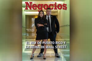 Gaby Wall Street and Tony Delgado on The Cover of Negocios Magazine